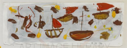 Image no. 3355: Untitled (Boats) (Roger Hilton), code=S, ord=0, date=1973